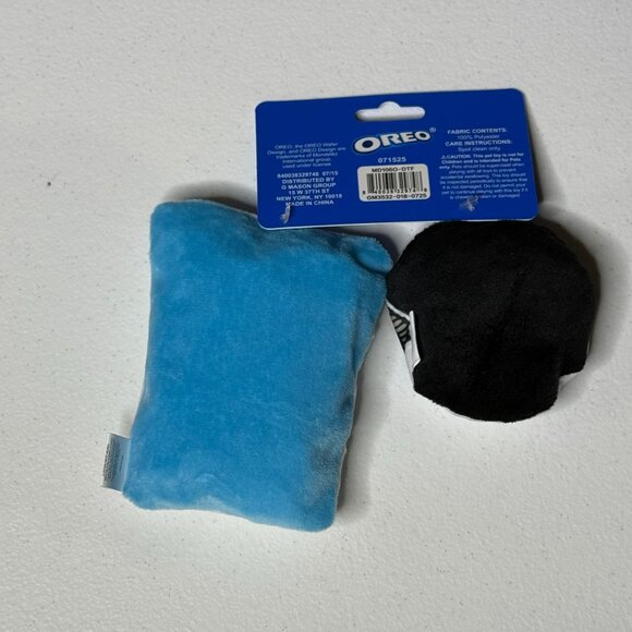 Oreo Plush Cat Toys 2-Pack • Catnip Play Set • Cookie & Milk - Picture 2 of 2